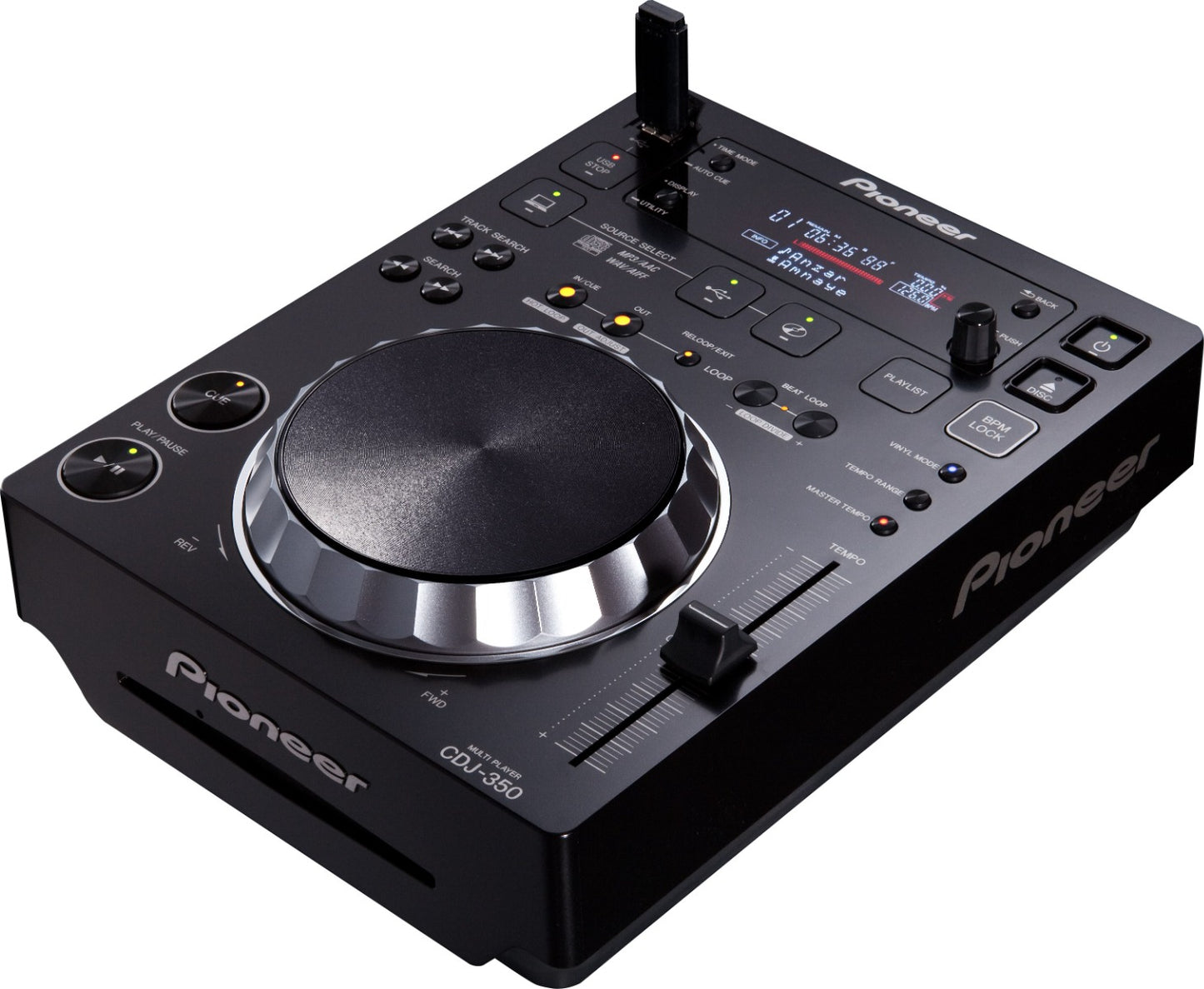 Pioneer CDJ-350 Compact DJ Multi Player with Disc Drive