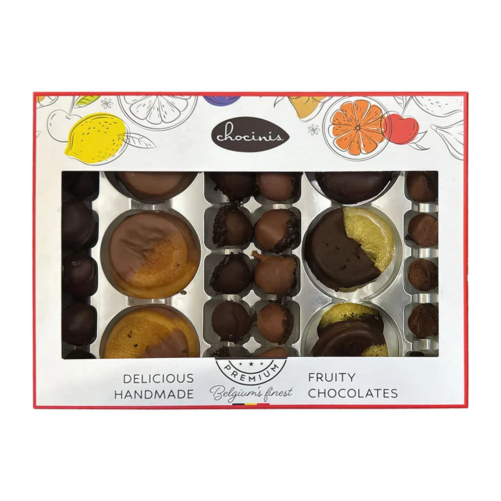 Chocinis Belgiums Finest Fruity   Chocolates - 555gm