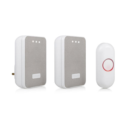Byron DBY-22324UK 150m Wireless Bell/Portable/Plugin chime