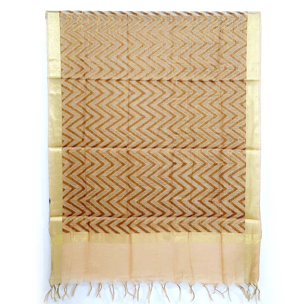 Fartila BL0202 Tapeta Silk Banarasi Dupatta - Zigzag