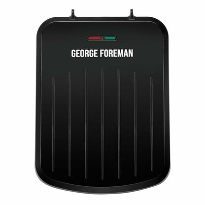 George Foreman 25800 Small Fit Grill - Versatile Griddle, Hot Plate and Toastie Machine, 760w, Black