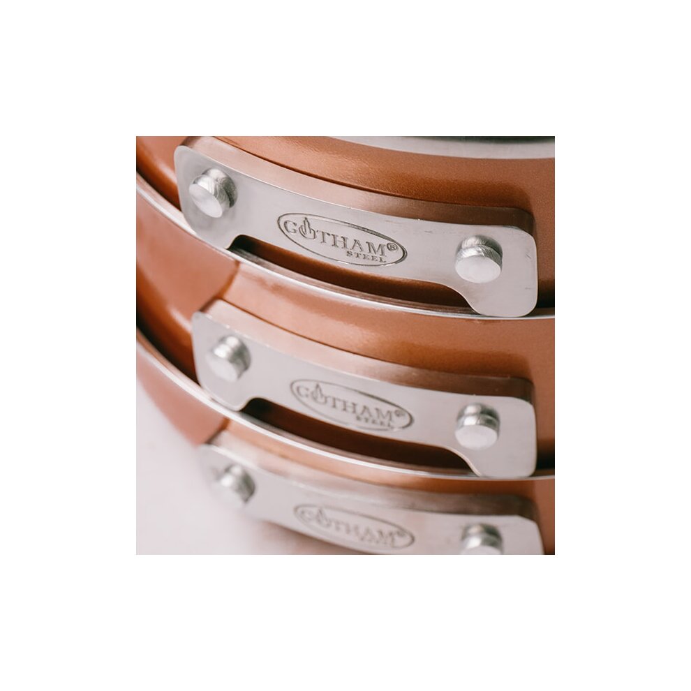 Gotham Steel 2874 Stackmaster 10 Piece Cookware Set