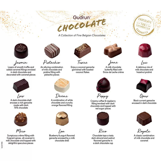 Gudrun Belgium Chocolate VC02001 Red 525G