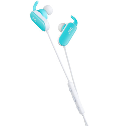 JVC HA-EBT5 Blue Wireless Bluetooth Sport In-Ear Headphones