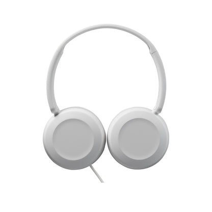 JVC HAS31M Headphones with Microphone, White - Wired, Binaural, Over-Ear Headphones
