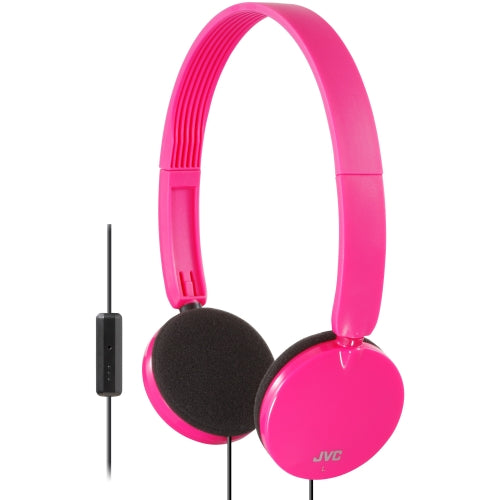JVC HA-SR170-P-E Pink Over-Ear Headphones with Microphone