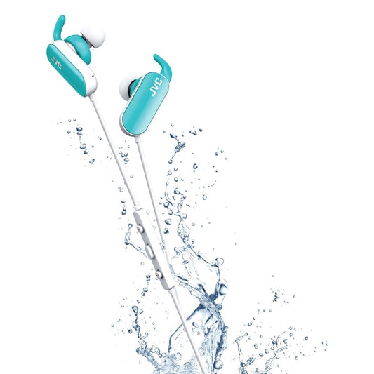 JVC HA-EBT5 Blue Wireless Bluetooth Sport In-Ear Headphones