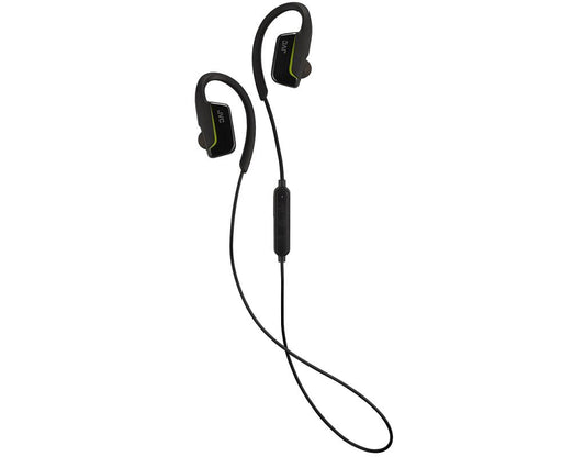 JVC HAEC30BT Black AE Wireless Bluetooth Sport Ear Clip Headphones