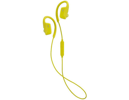JVC HAEC30BTY AE Bluetooth Wireless Headset with Ear Clip - Yellow