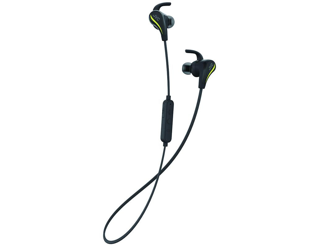 JVC HAET50BTB BLACK AE Wireless Bluetooth Headset w/Fit Motion Swivel /Brand New