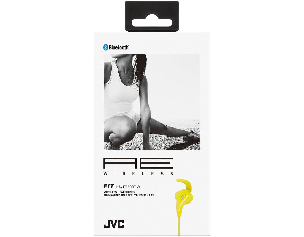 JVC HAET50BTY AE In-Ear Wireless Headphones with Pivot Fit Movement - Yellow / brand new