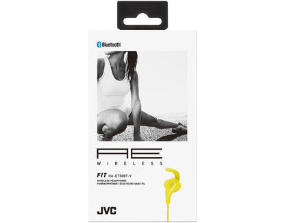 JVC HAET50BTY AE In-Ear Wireless Headphones with Pivot Fit Movement - Yellow / brand new