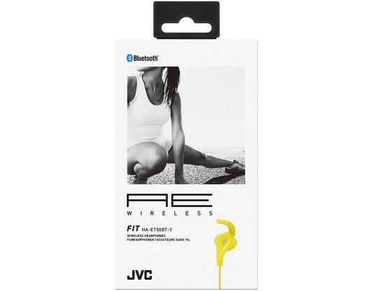 JVC HAET50BTY AE In-Ear Wireless Headphones with Pivot Fit Movement - Yellow / brand new