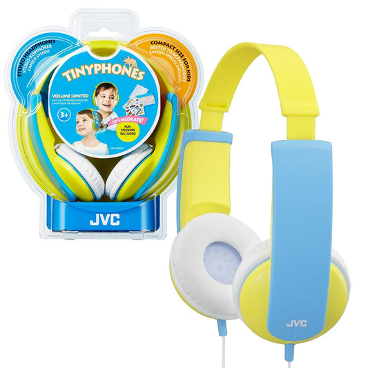 JVC HA-KD5-Y Kids Headphones with Volume Limiter HAKD5 Yellow