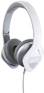 JVC HA-SR100X Silver On-Ear Club style Headphones with Remote and Microphone