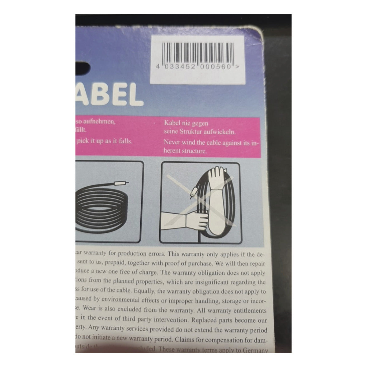 Schulz IRL 3 High Quality Microphone Cable