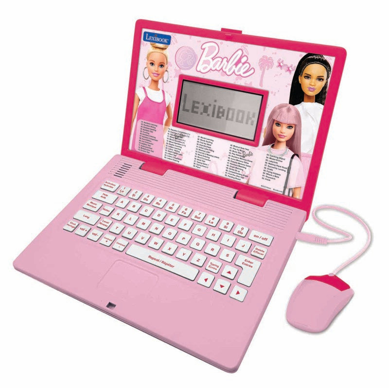 Lexibook JC598BBI1 Barbie Bilingual Educational Laptop with 124 Activities