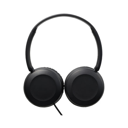 JVC Foldable Lightweight HA-S31M On-Ear Headphones with Built-In Remote, Microphone and Call Handling, Black