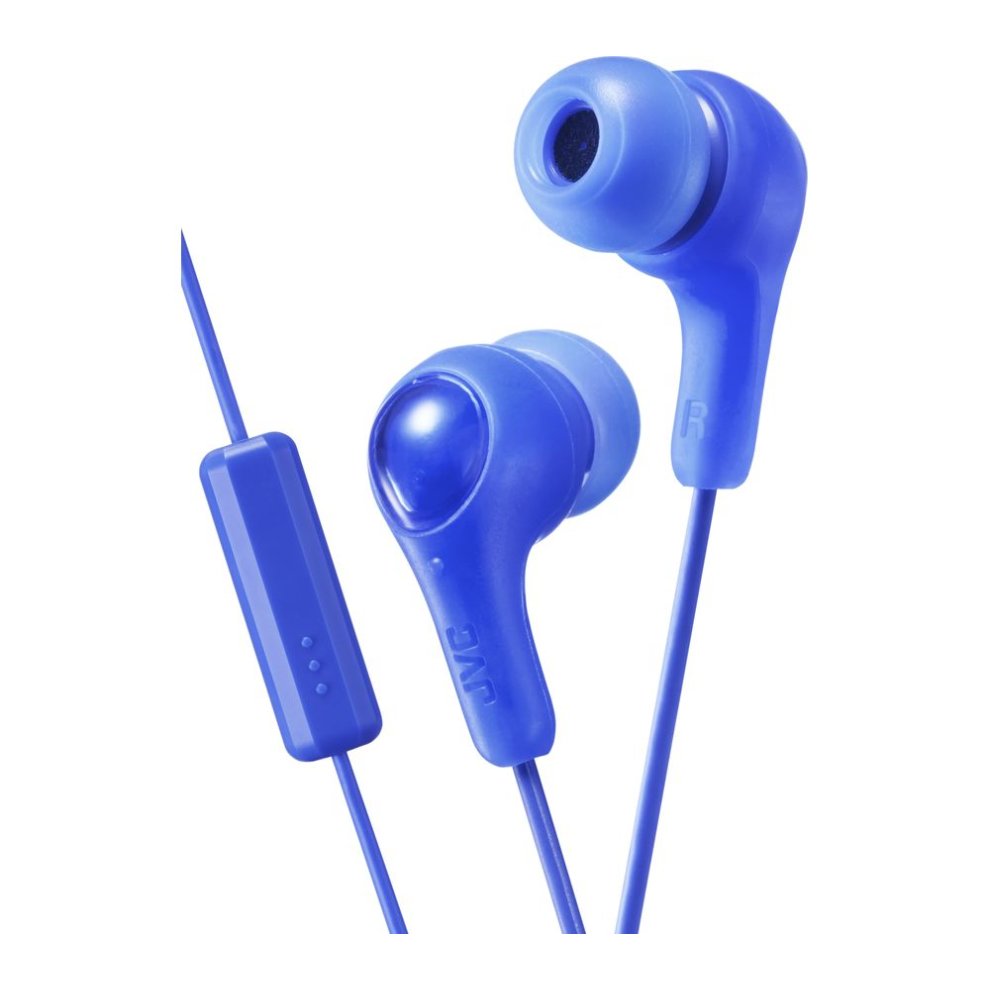 JVC HAFX7MA Blue Gumy Headphones