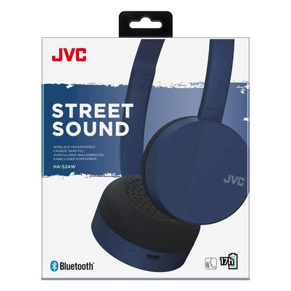 JVC HA-S24W-A-E  Blue Light Foldable Headphones