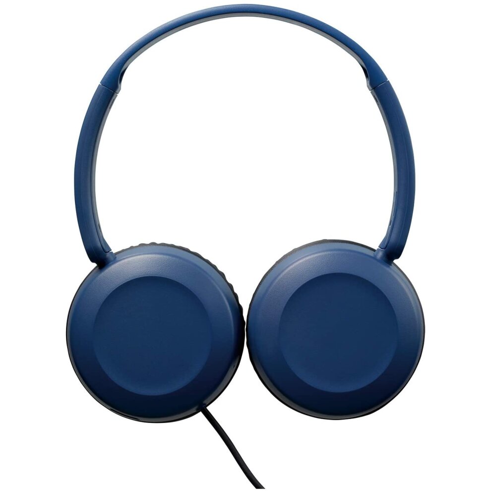 JVC HA-S31M Binaural Headband Headphones and Microphone Blue - Wired Headband Binaural Over-Ear 10-26000Hz Blue
