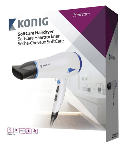 Konig KN-HC10 Pearl/Blue Hairdryer 2000 W
