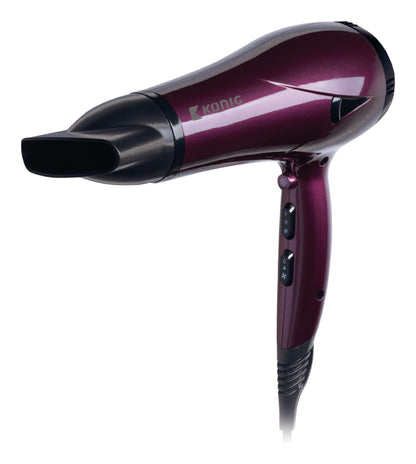Konig KN-HC40 Burgundy/Black Hairdryer 2000 W
