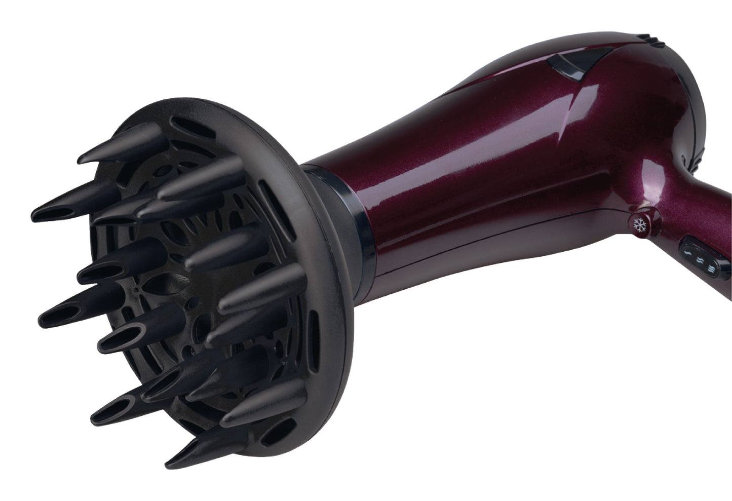 Konig KN-HC40 Burgundy/Black Hairdryer 2000 W