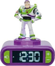 Lexibook RL800TS Toy Story Buzz Lightyear 3D Alarm Clock - product packaging and appearance