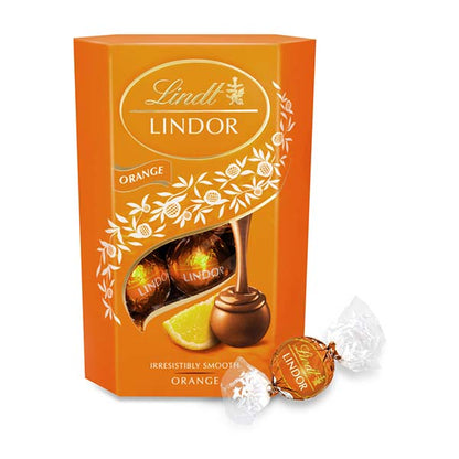 Lindt Lindor Milk Orange Truffles 200g