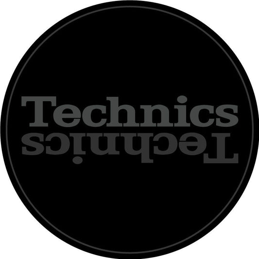 Technics Slipmat 60669 Duplex 7: Grey Mirror on Black