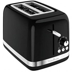 Moulinex LT300842 2 Slice Toaster - Chrome & Black