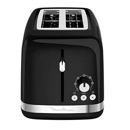 Moulinex LT300842 2 Slice Toaster - Chrome & Black