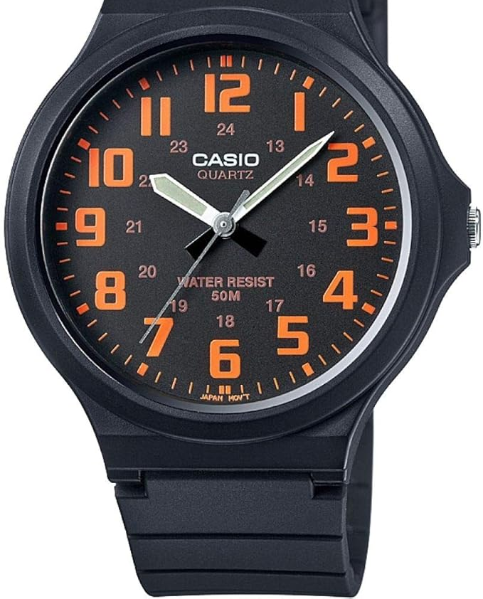 Casio MW-240-4BVEF Mens Analogue Watch with Resin Strap - Black