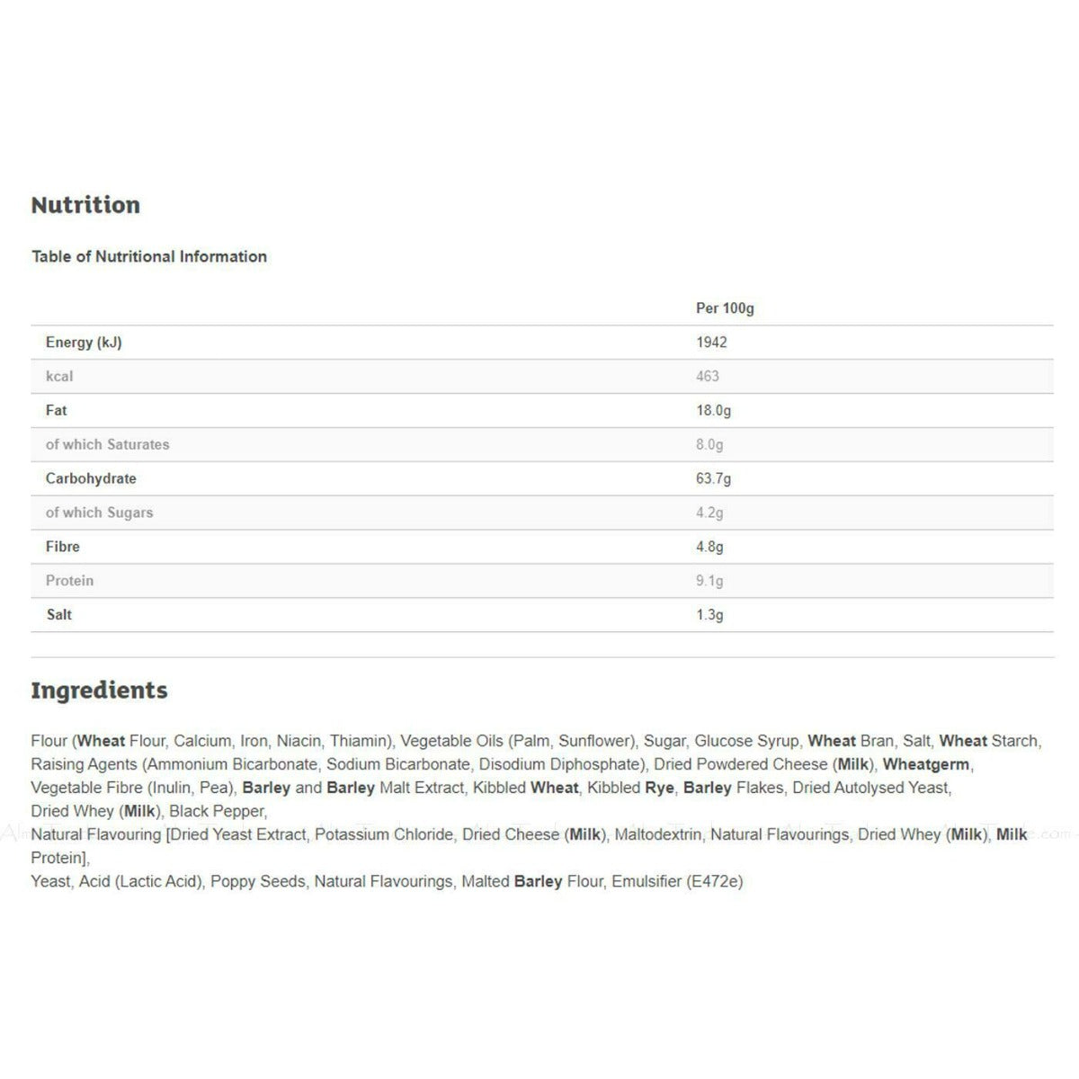 Jacob's The Selection 8 Cracker Varieties 900G