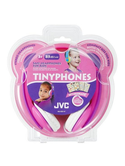 JVC Tiny Phones Stereo Kids Headphones with Volume Limiter- HAKD7