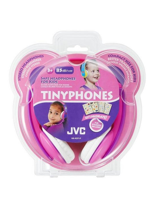 JVC Tiny Phones Stereo Kids Headphones with Volume Limiter- HAKD7