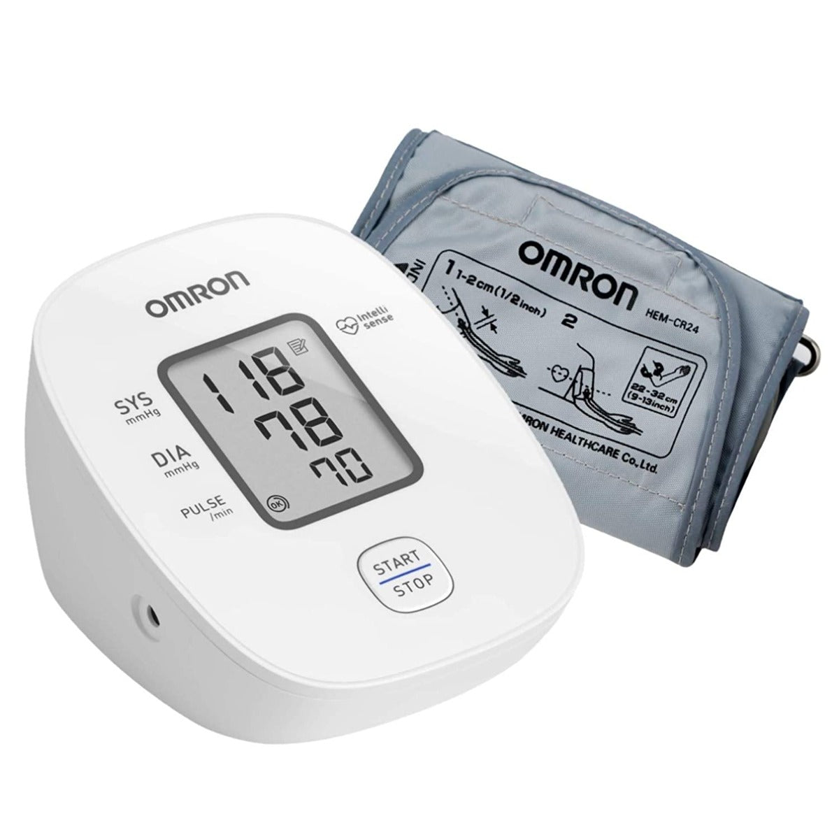 Omron HEM-7121J Upper Arm Digital Blood Pressure Monitor Intellisense & Cuff