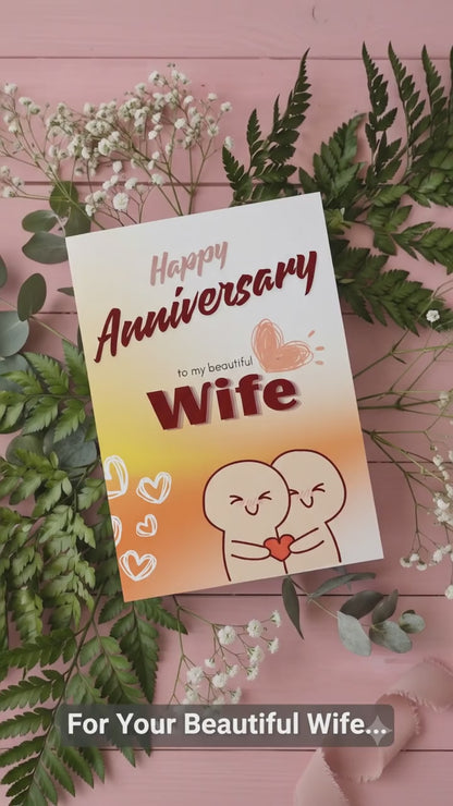Happy Anniversary Wife Digital Card | My Today My Tomorrow Canva