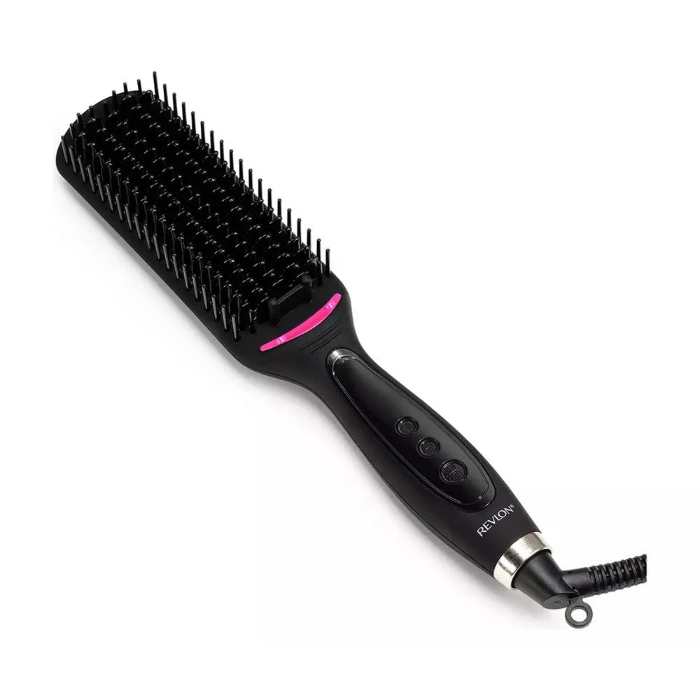 Revlon Pro Collection Salon One Step Straight and Shine Hair Straightening Brush, X-Large