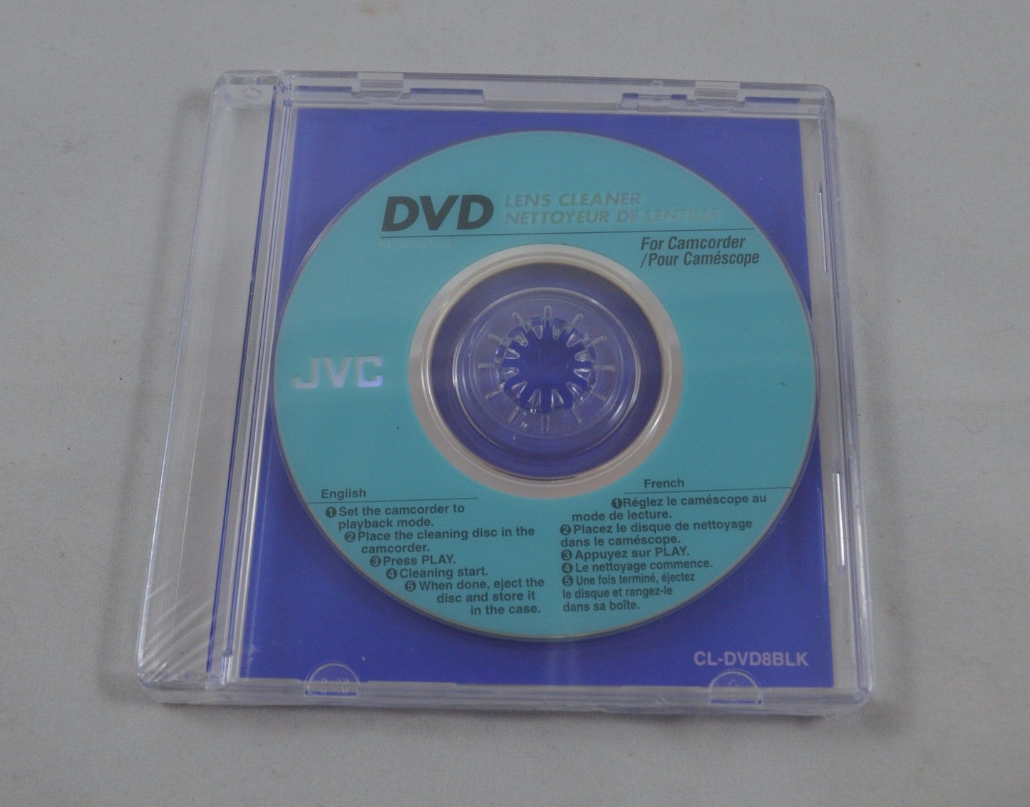 Jvc CL-DVD8BLK  Mini Dvd Lens/Laser Cleaning Disc 8cm For Camcorders