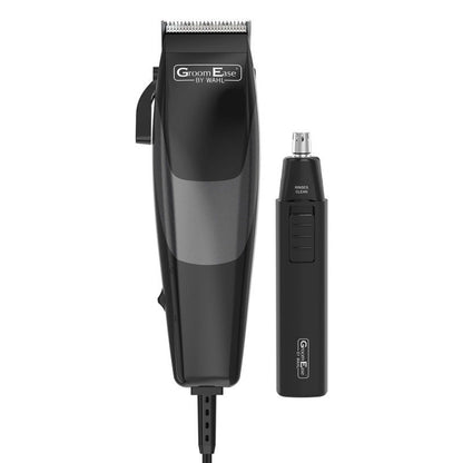 Wahl 79449-317 GroomEase Hair Clipper & Trimmer Gift Set - 18 Piece Kit Black