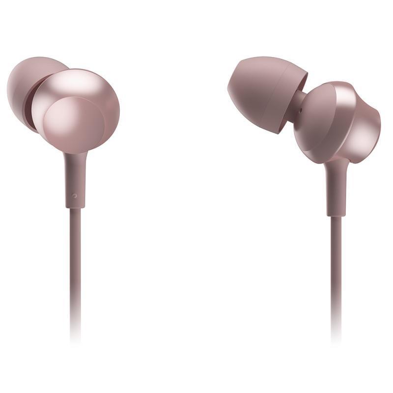 Panasonic RPTCM360 In-ear Earphones Headphones With Remote & Mic PINK