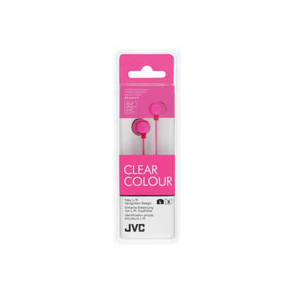 JVC HAFX23-P-E PINK Clear IN-Ear Headphone
