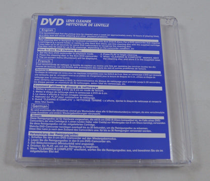 Jvc CL-DVD8BLK  Mini Dvd Lens/Laser Cleaning Disc 8cm For Camcorders