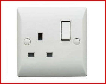 Superswitch SW1 1G 13A Switched Socket-12mm Frontplate