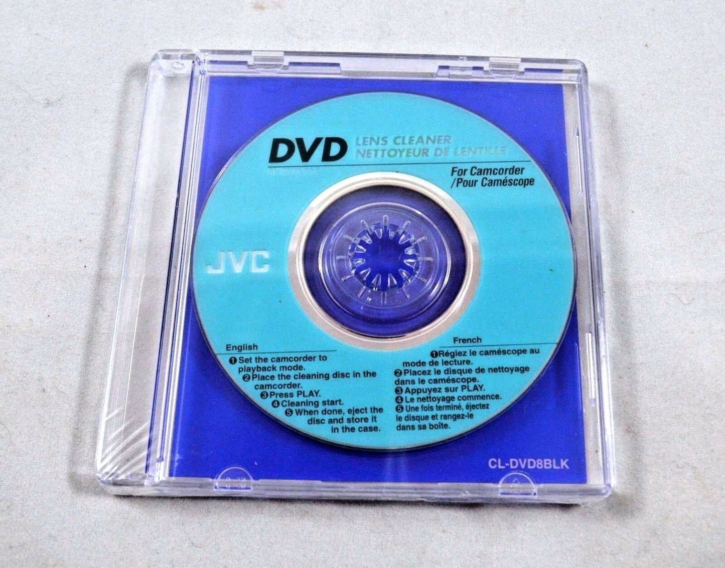 Jvc CL-DVD8BLK  Mini Dvd Lens/Laser Cleaning Disc 8cm For Camcorders