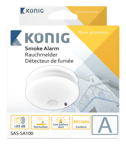 Konig SAS-SA100 Smoke Detector EN14604