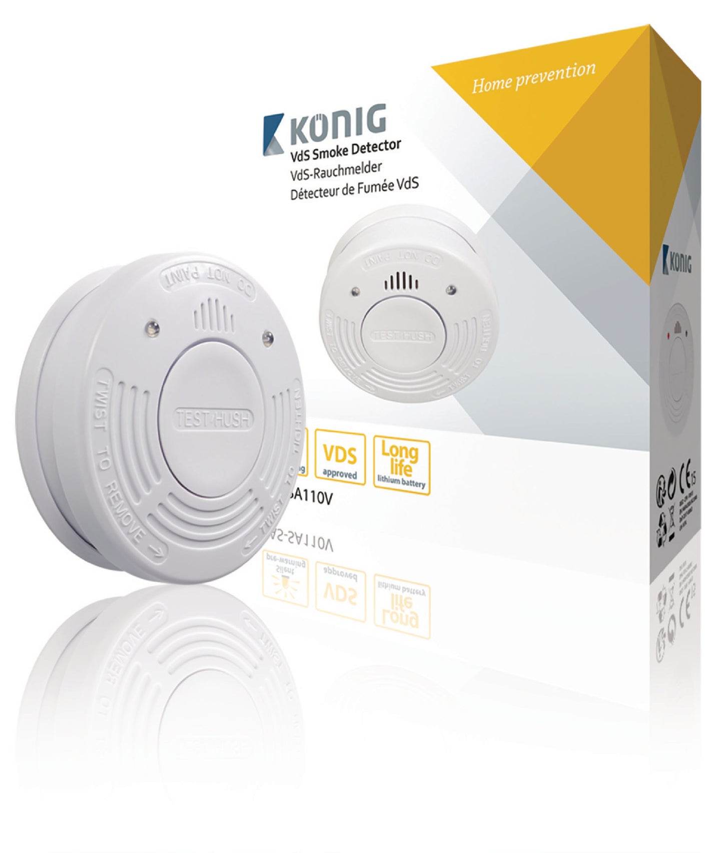 Konig SAS-SA110V Smoke Detector VdS