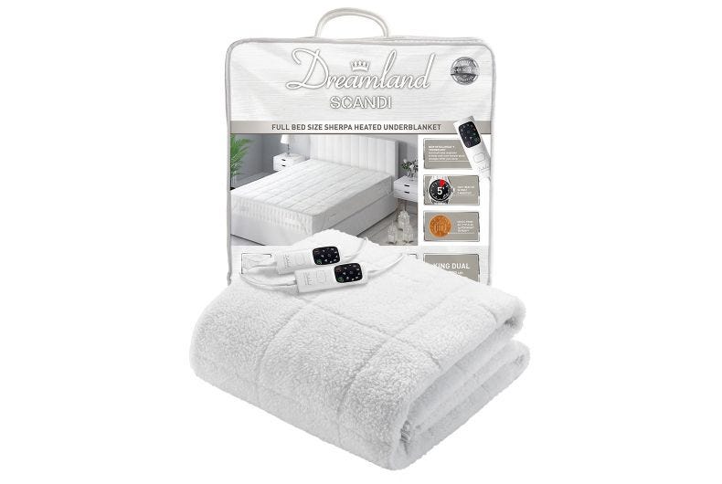 Dreamland Scandi Full Bed Size Heated Underblanket King Dual Controls | 16697